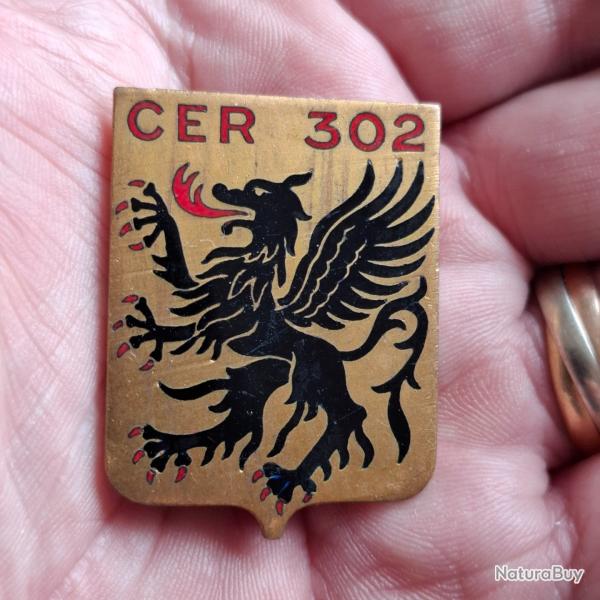INSIGNE CER 302 MATRICULE N� 9