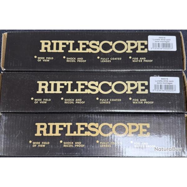 DESTOCK Lunette 3-9X40 + montage rail de 11 mm pr 22LR ou 4.5