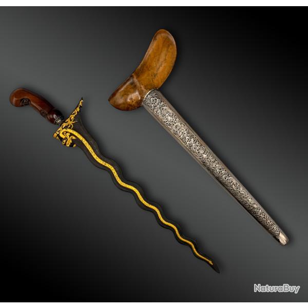 Couteau appel� Kriss - �le de Java, Indon�sie - XX�me si�cle