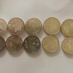 Piece 100fr argent toutes Diferente &eacute;tat sup 900%