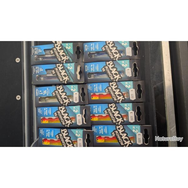 DESTOCKAGE LOT FIISH BLACK MINNOW N2