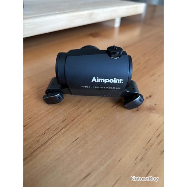 Aimpoint micro H1 et montage blaser original