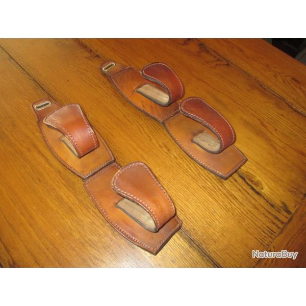 RATELIERS OU PORTE FUSIL EN CUIR