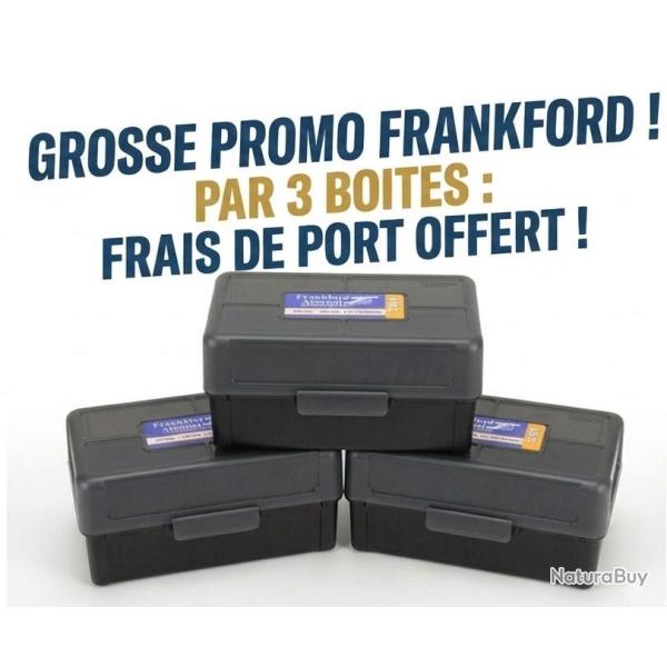 PROMO MTM ! LOT DE 3 BOITES A MUNITIONS FRANKFORD ARSENAL -509 POUR 50 CART. CALIBRE 308win