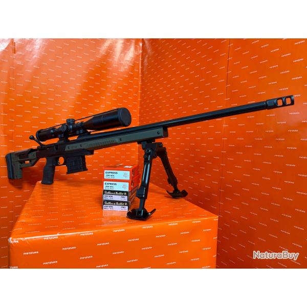 Pack Carabine de tir Howa crosse ORYX et Lunette Microdot 6-24x50 + bipied Kastelberg + Munitions