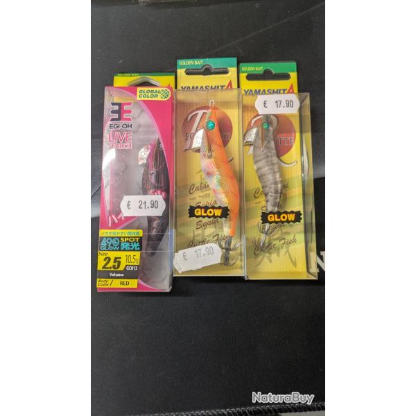 DESTOCKAGE LOT DE 3 TURLUTTES YAMASHITA