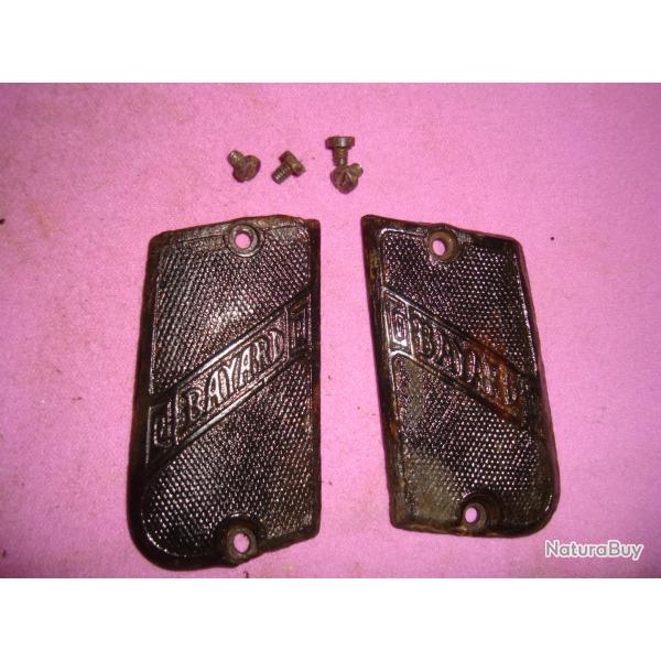 PLAQUETTE DU BAYARD 1908  EN 7.65 AVEC VIS