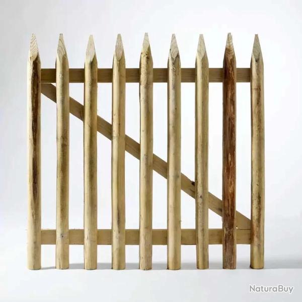 Portillon en Ch�taignier Chambert 1x1m - Ganivelle Naturelle