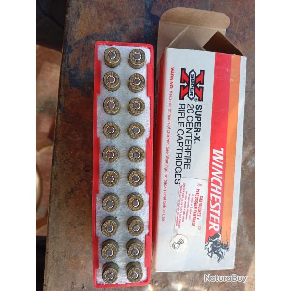 Munitions 222 remington