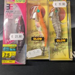 DESTOCKAGE LOT DE 3 TURLUTTES YAMASHITA 2.5