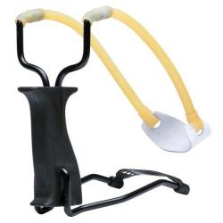 Lance pierre Januel avec appui sur le poignet