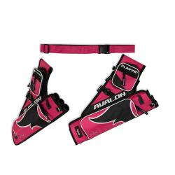 Carquois Avalon 3 tubes et 2 poches Rose RH