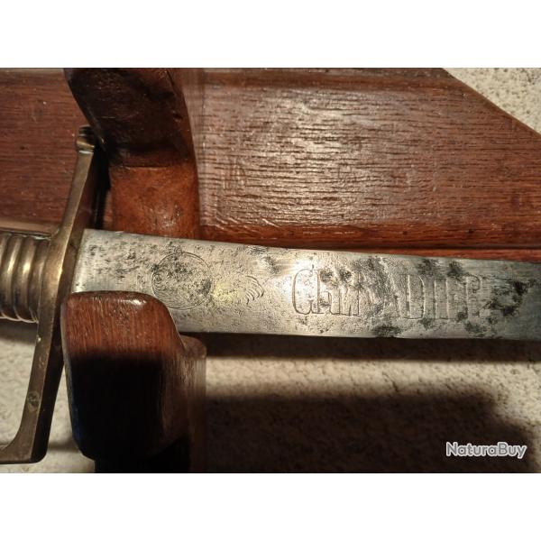 Sabre grenadier 1790