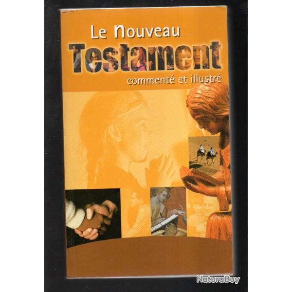 le nouveau testament illustr� en fran�ais livre religieux antiquit�