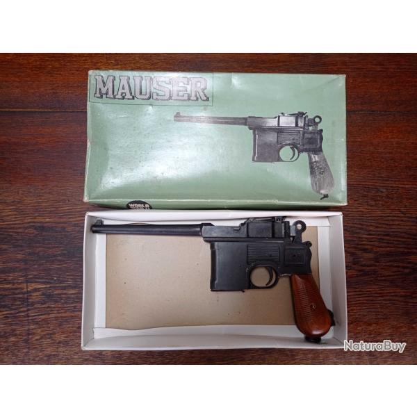 R�plique de pistolet Mauser C96 - Made by HUDSON - Japon 1970 - BE