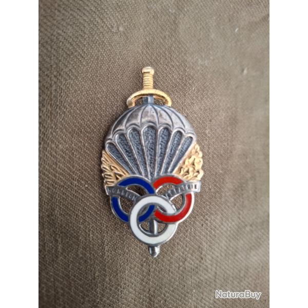 INSIGNE PREPARATION MILITAIRE PARACHUTISTE ORIGINAL DRAGO