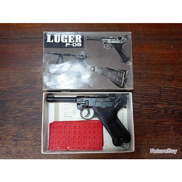 R�plique de pistolet Luger P08 - Made by NAKATA - Japon 1970 - BE