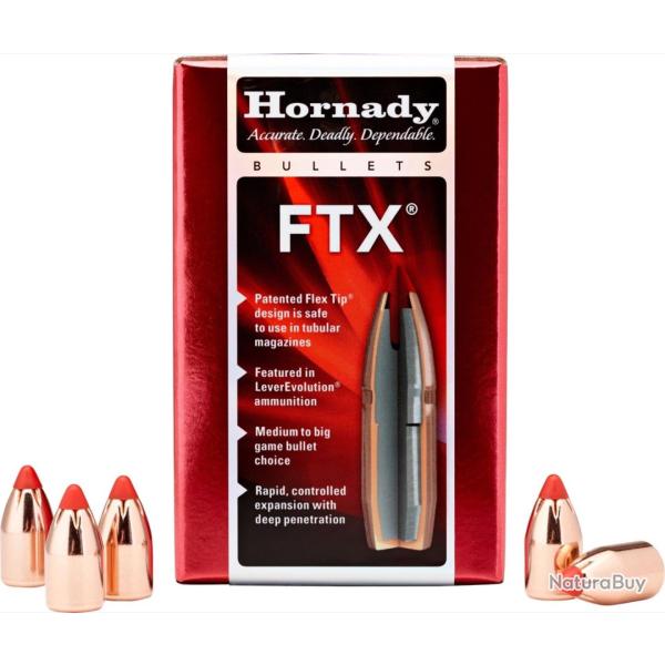 HORNADY OGIVES FTX� CALIBRE .35 200gr - 13g x100
