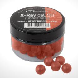 Billes caoutchouc LTL x-ray lourde cal.50 par 50