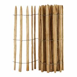 Ganivelle en Ch&acirc;taignier Certifi&eacute; PEFC - L5m x H1m - Espacement 6-7cm