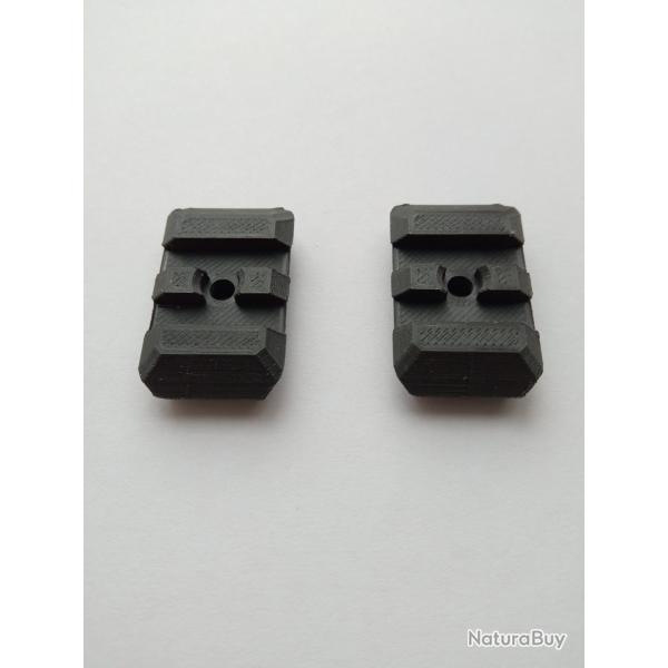 rails picatinny 3.5cm X2