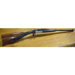 Magnifique Carabine Express Juxtapos&eacute; Pierre artisan  en calibre 8x57 JRS  Bon etat