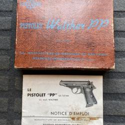 Bo&icirc;te d'origine walther pp + notice