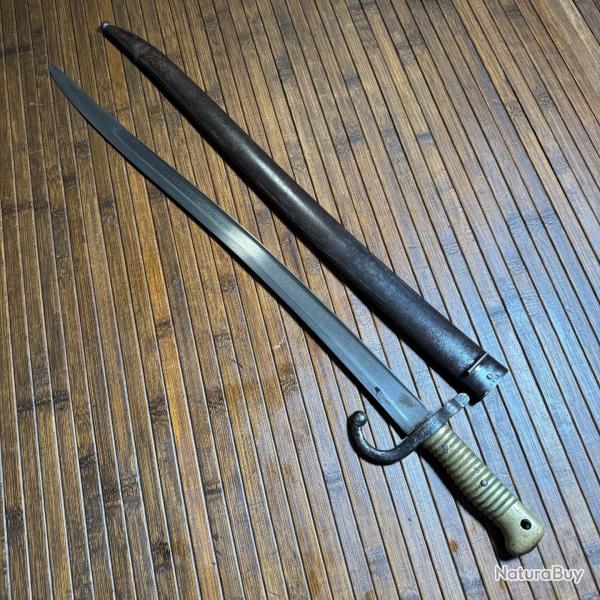 BA�ONNETTE SABRE CHASSEPOT 1866 DE SAINT ETIENNE 1871