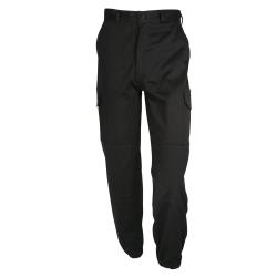 Pantalon F2 satin 6 poches NOIR
