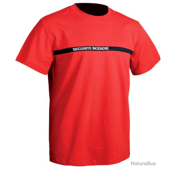 T shirt S�cu One s�curit� incendie ROUGE