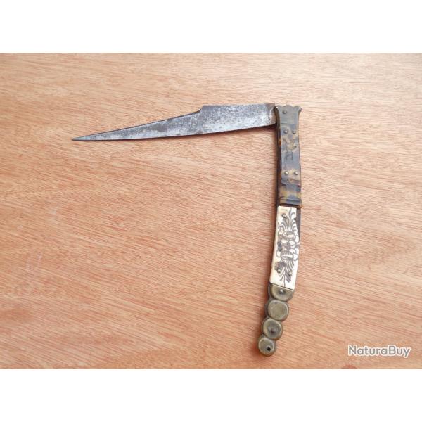 Ancien Grand Couteau Navaja XIX�me si�cle