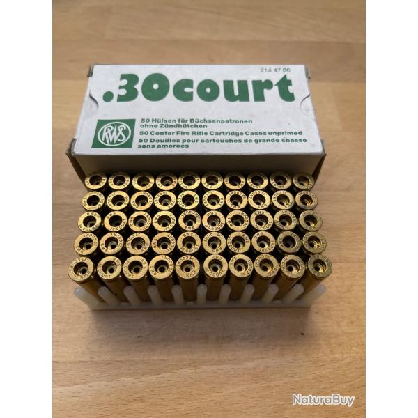 50 DOUILLES RWS NEUVES calibre .30 short