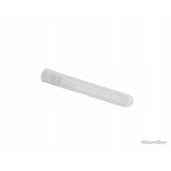 50 dosettes 5ml (12 x 75mm) avec bouchon - blanc mat