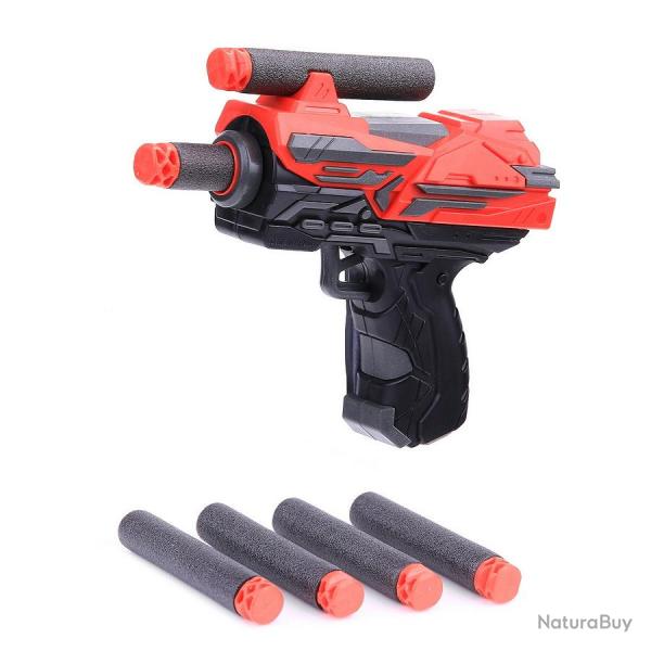 Jouet pistolet enfant + 6 fl�chettes mousse
