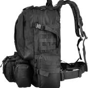 Kombat Tactical - Sac Assault 40L - Noir - Elite Airsoft