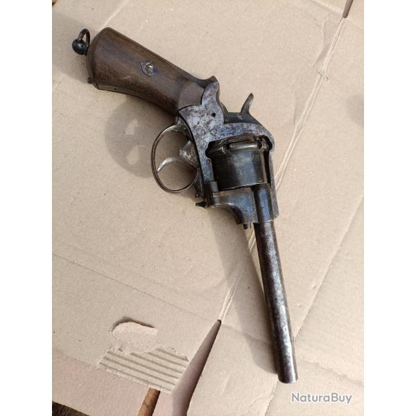 Revolver a broche. Barillet basculant