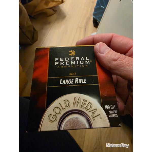 Amorces Large Rifle Federal GM210 par 1000
