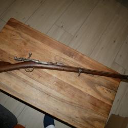 Fusil CHASSEPOT 1866 dans son jus dat&eacute; 1870, complet et fonctionnel