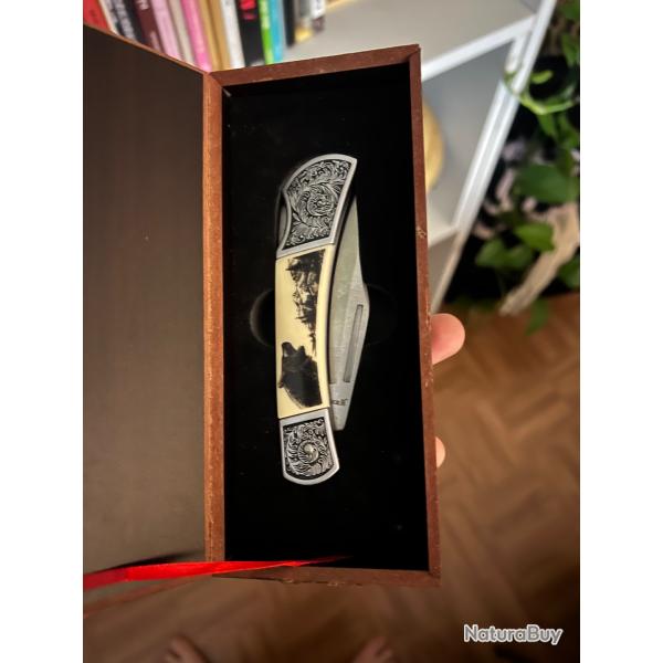 Couteau de Collection "Ours Noir" - �dition Limit�e n�0048 - Neuf en Coffret