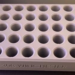 Plateau de rechargement 308 winchester gris