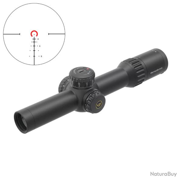 LUNETTE CONTINENTAL X6 1-6X28 FFP 34MM RET BNW - VECTOR OPTICS