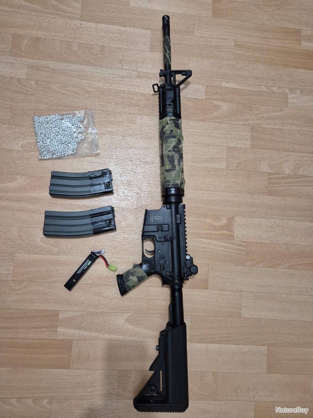 Réplique Airsoft HK 416 – Corps Métal, Calibre 5.56 Mm, Neuve