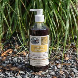Huile de Ch&egrave;nevis Bio pour Palmip&egrave;des - Stimulation Reproduction 500ml