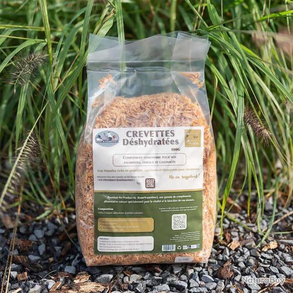Crevettes s�ch�es 800g - Prot�ines naturelles pour palmip�des et oiseaux