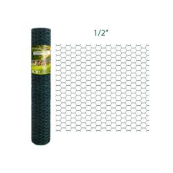 Filet Hexa Plasti Vert - Maille 13 - Hauteur 1m - 25m lin&eacute;aires