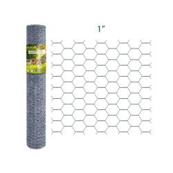 Grillage hexagonal galvanis&eacute; maille 25mm - Hauteur 1m - Longueur 10m
