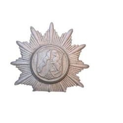 Insigne en m&eacute;tal pour casquette Polizei 1950 Rh&eacute;nanie-du-Nord-Westphalie (Nordrhein-Westfalen).
