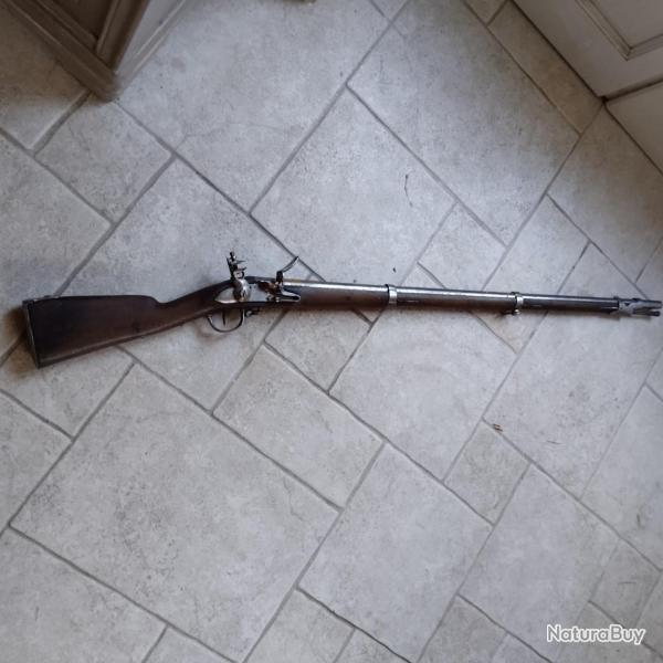 Fusil d'infanterie � silex mod�le 1777 modifi� An IX