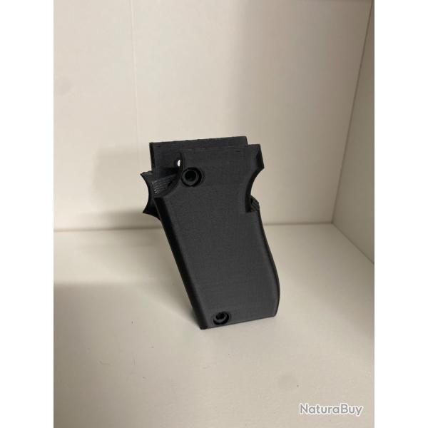 (A1) Crosse noire ambidextre pour pistolet Unique 22lr mod�le D et E.