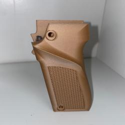 (B1) Crosse beige droitier pour pistolet Unique 22lr mod&egrave;le D et E.